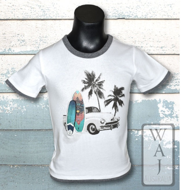 FJ with Surf Boards